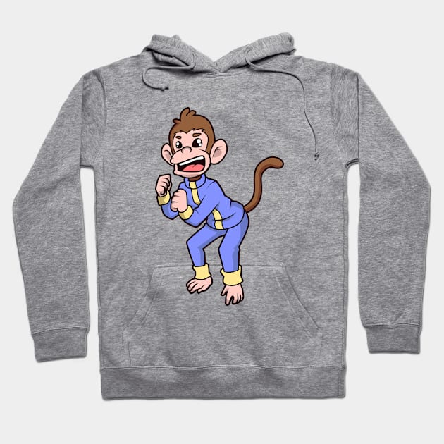 Tabata Monkey Hoodie by Modern Medieval Design